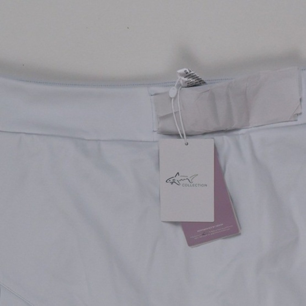 Greg Norman Skort Golf Skirt White Solid XL NWT